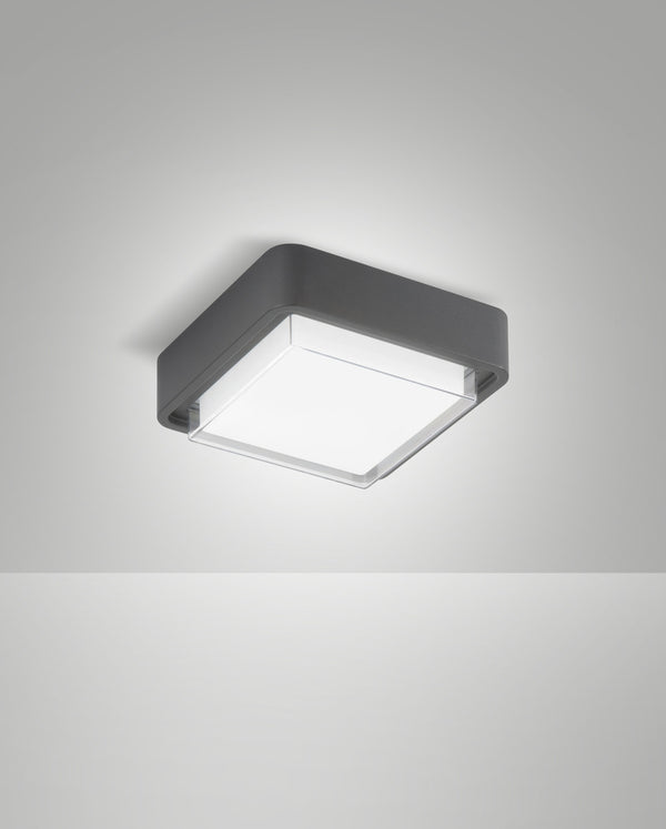 Plafonnier extérieur Diuk Dark Grey gris