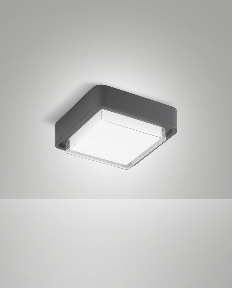 Plafonnier extérieur Diuk Dark Grey gris