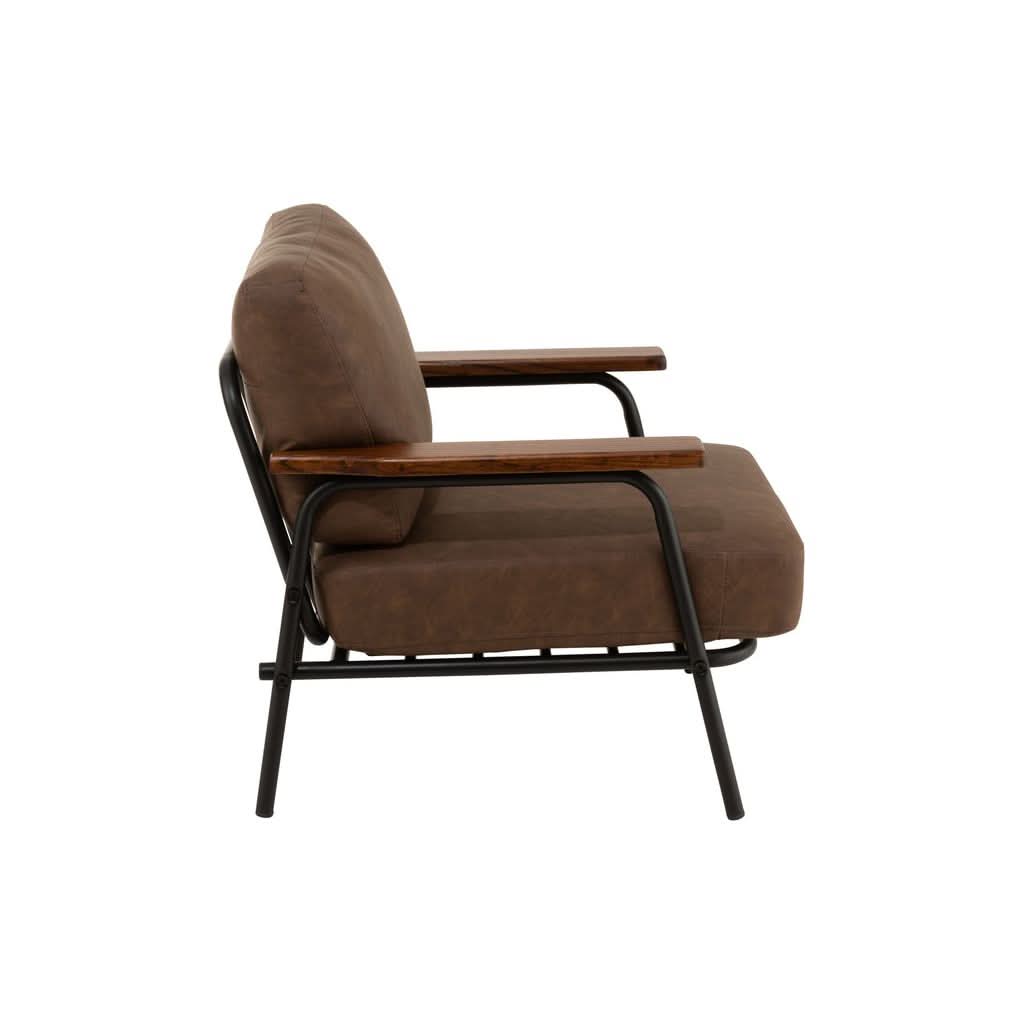 Fauteuil Métal Marron | Wire - Designix Fauteuil