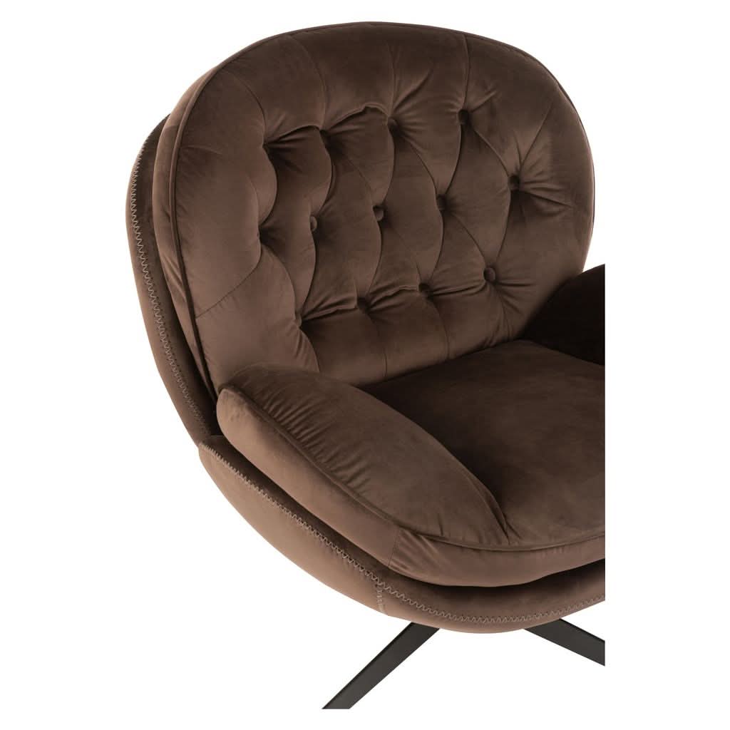 Fauteuil Relax Marron Foncé | File - Designix Fauteuil