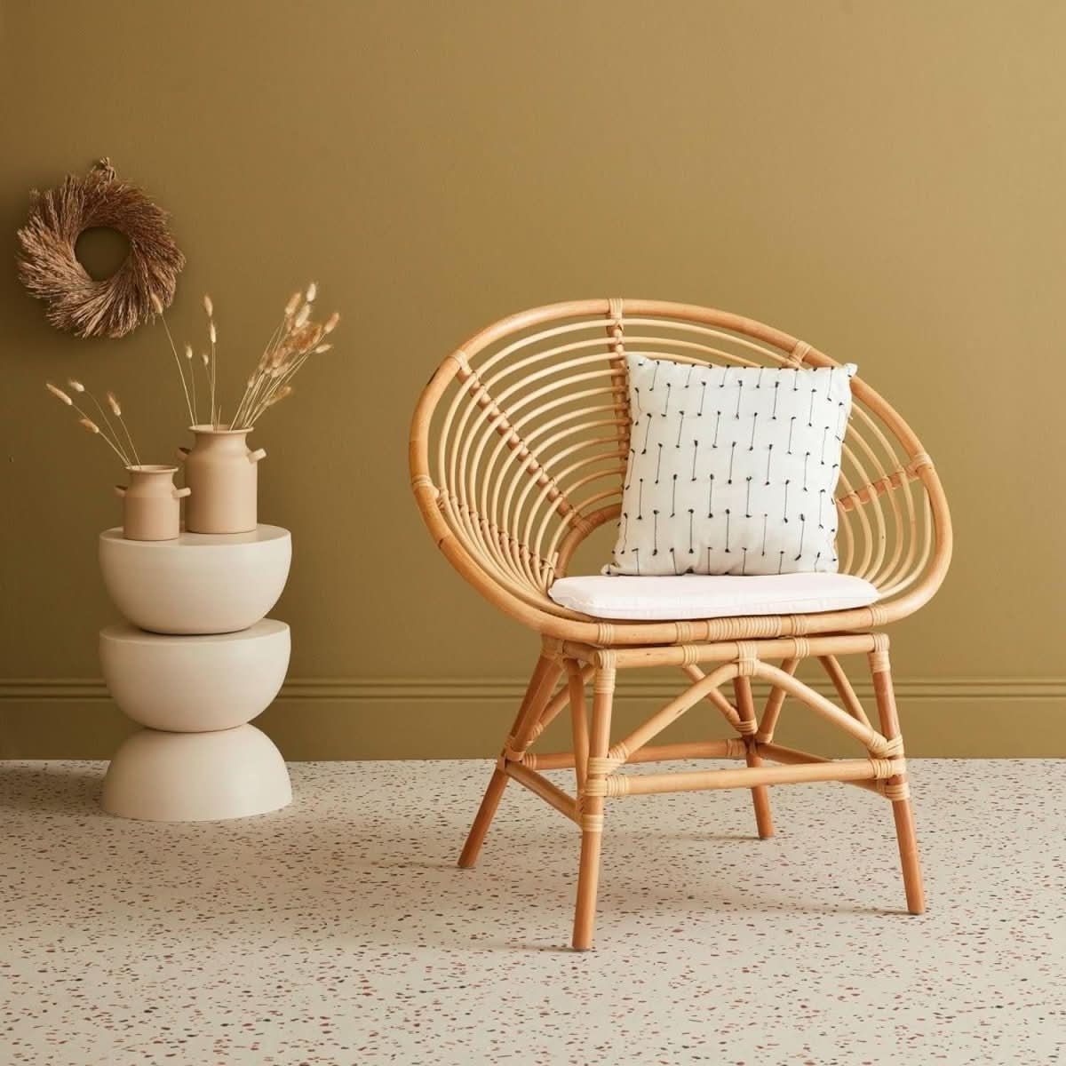 Fauteuil Rotin Bohème Exotique | Onir - Designix Chaises