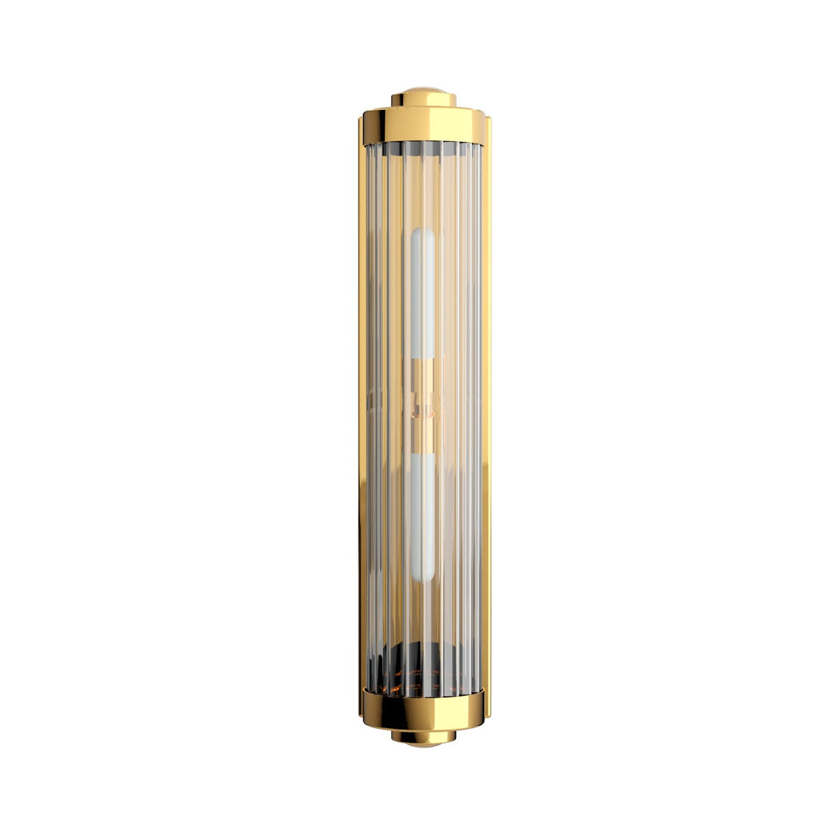 Applique murale Fumi, verre, IP44