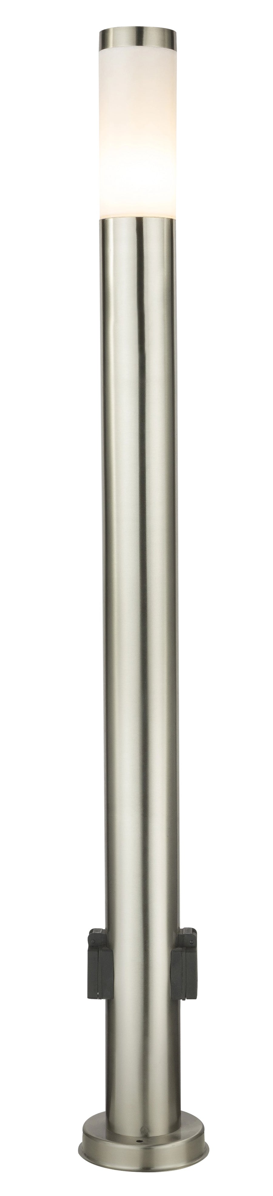 Luminaire extérieur Blug inox, H 110 cm