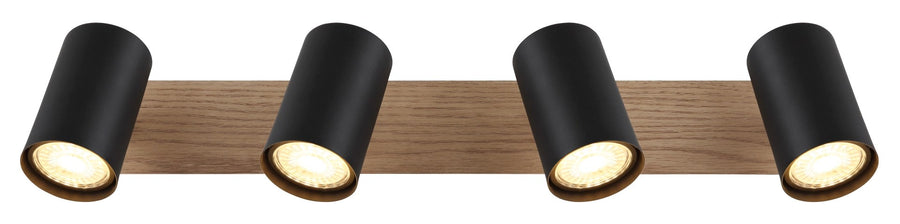 Spot Linca noir mat, H 15,1 cm