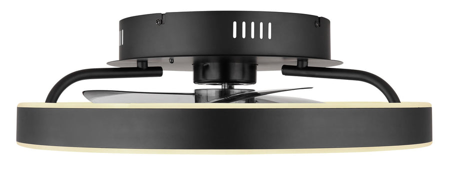Ventilateur de plafond lumineux Conway noir