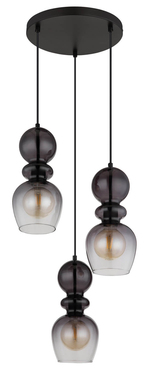 Suspension Clarity noire mat (15174-3H)
