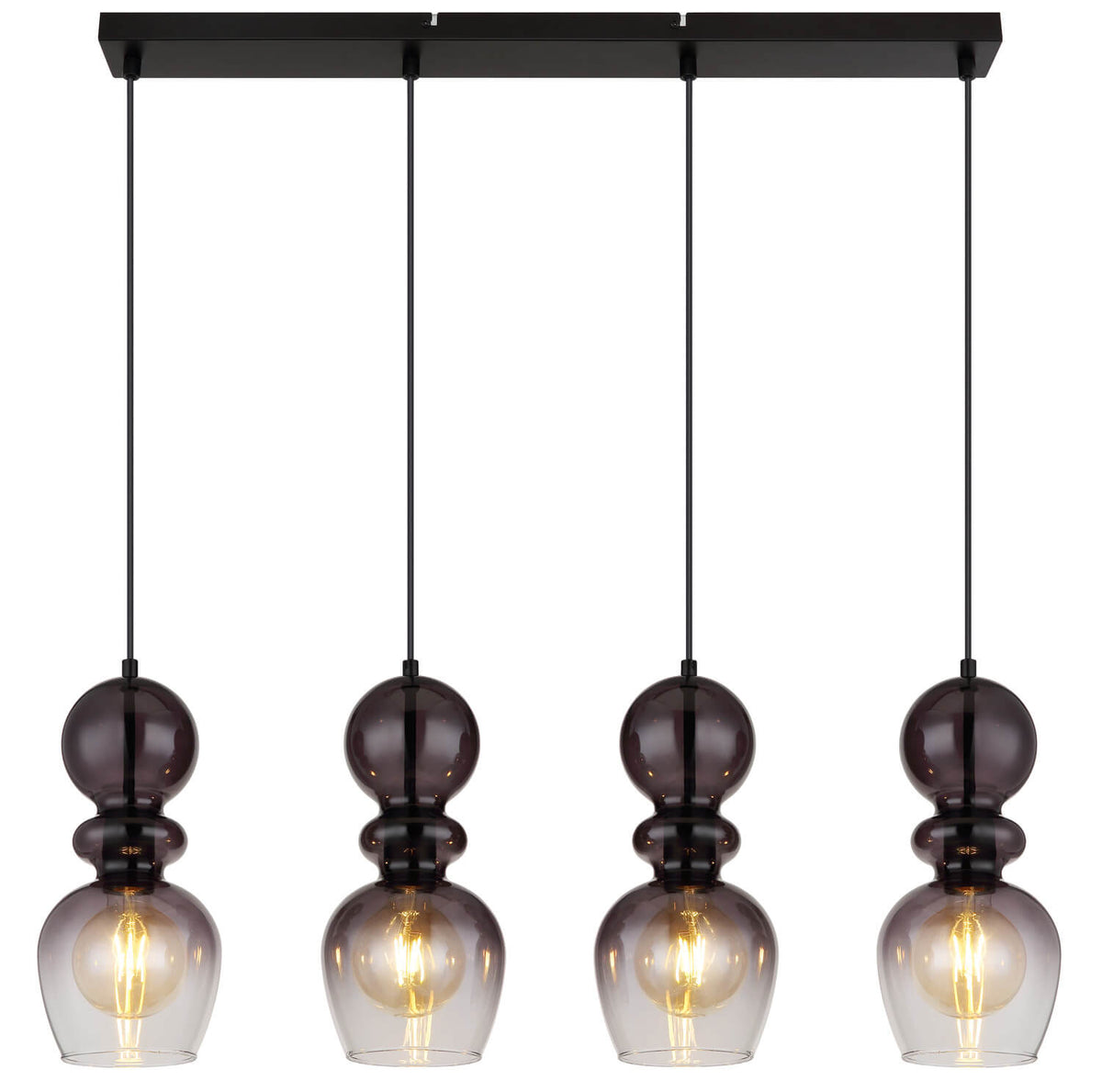 Suspension Clarity noire mat (15174-4H)