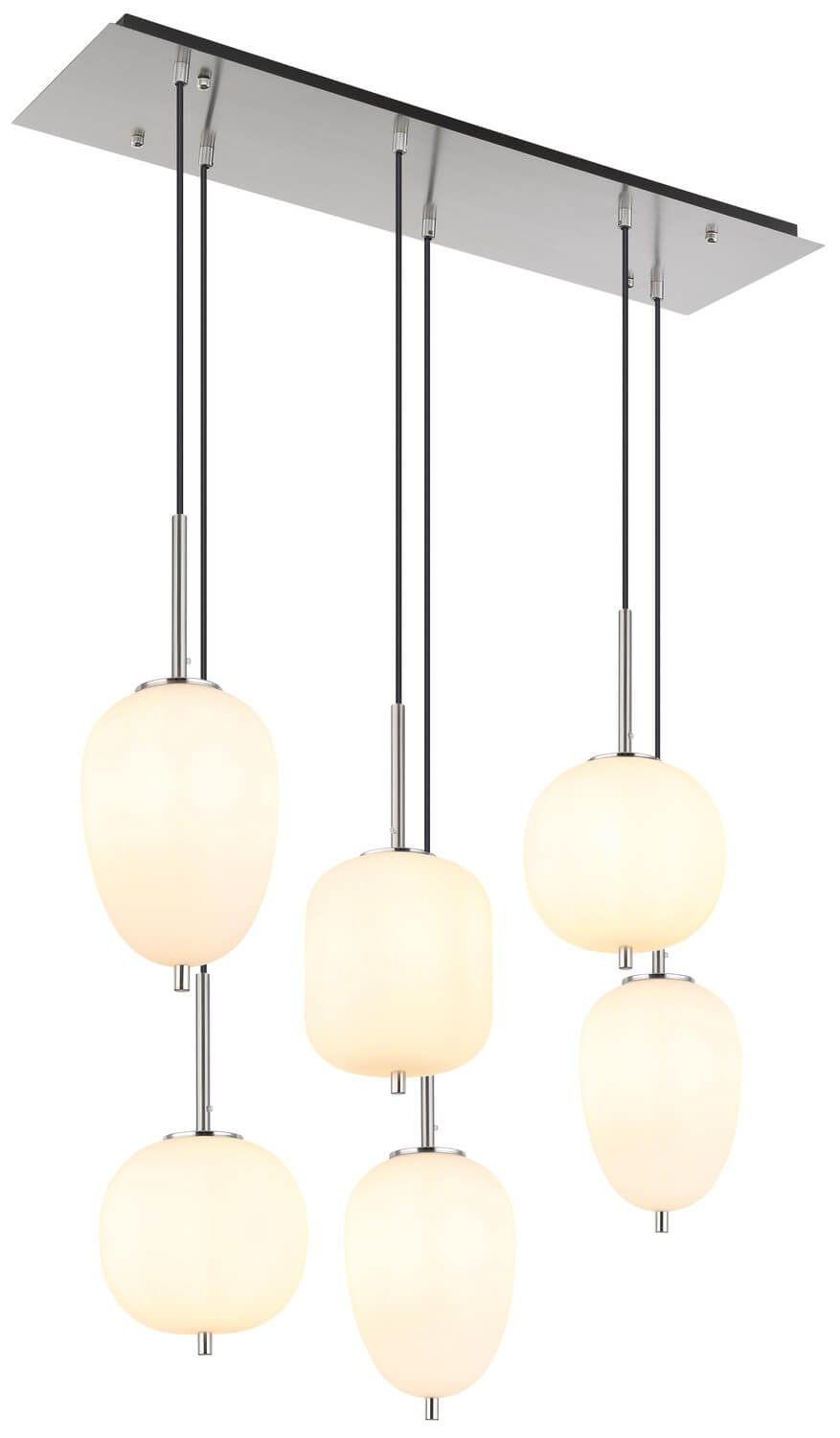 Suspension Blacky I nickel satiné (15345-6NO)