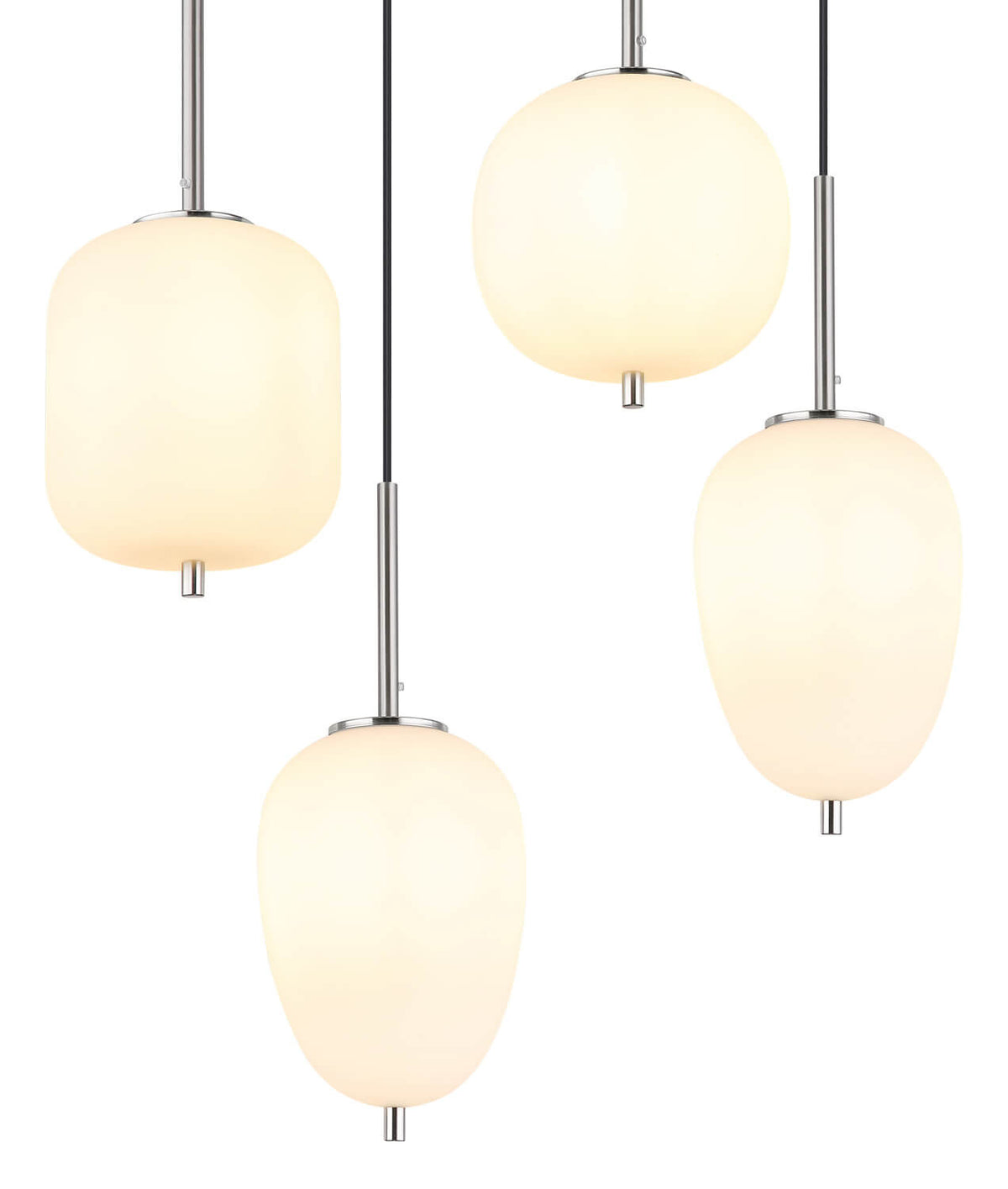 Suspension Blacky I nickel satiné (15345-6NO)