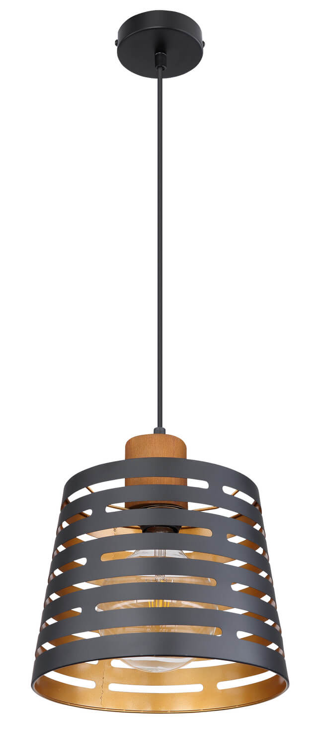 Suspension Ablona noire mat (15451H)