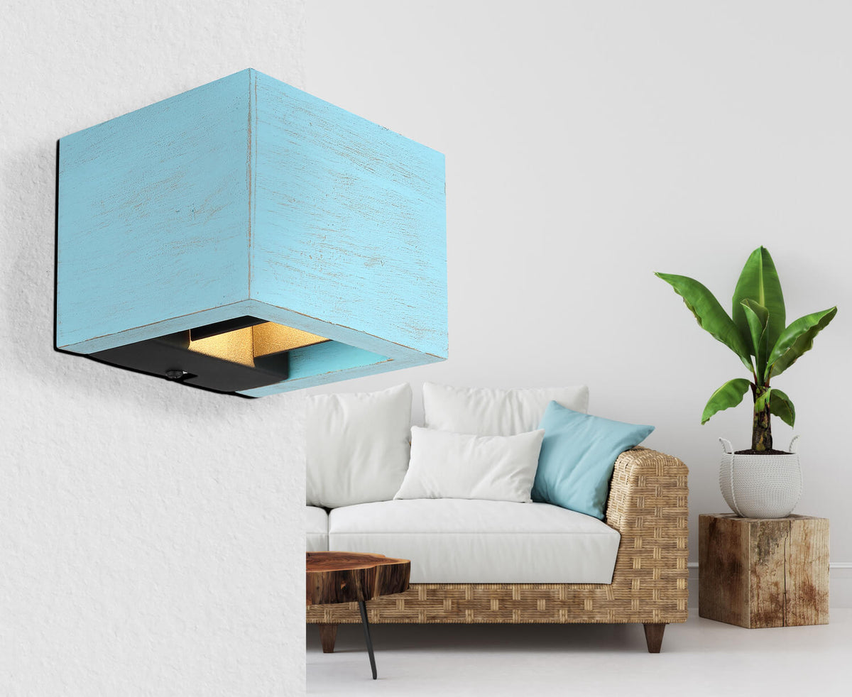 Applique murale Alina bleu
