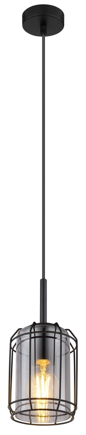Suspension Kammi noire mat (15559H)
