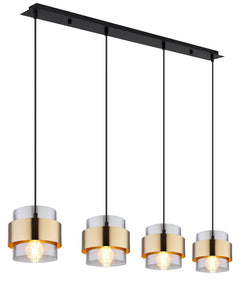 Suspension luminaire | Milley Noire H 120 cm