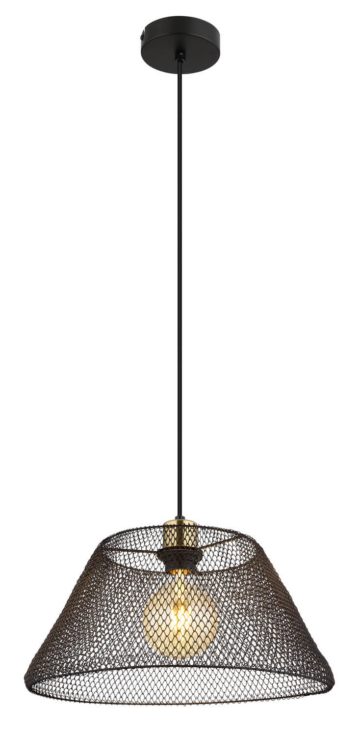 Suspension Baku noire mat (15646H1)