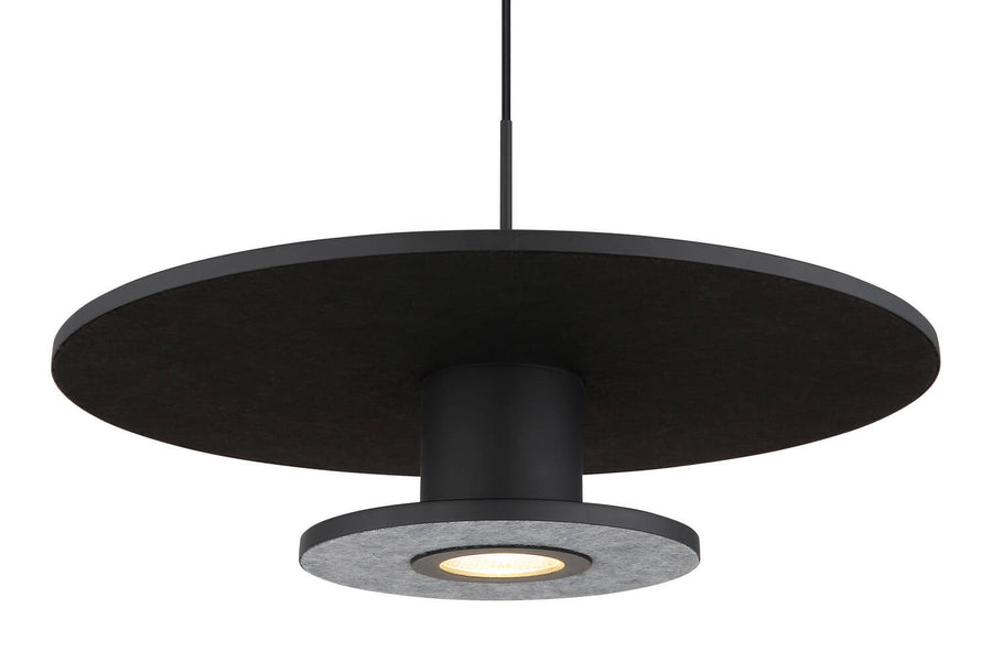 Suspension Carter noire mat