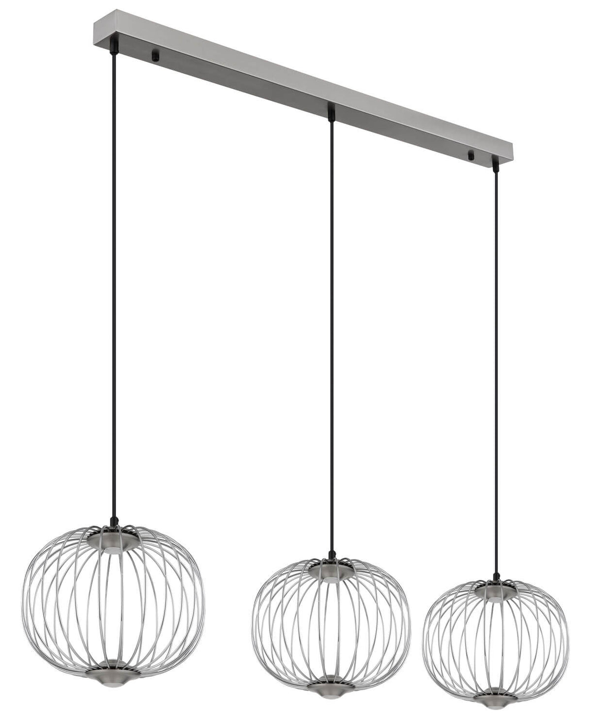 Suspension Galway nickel satiné (15652-3HN)