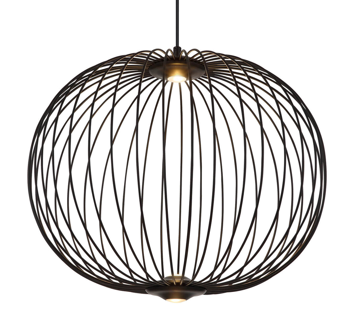 Suspension Galway noire mat (15652H1)