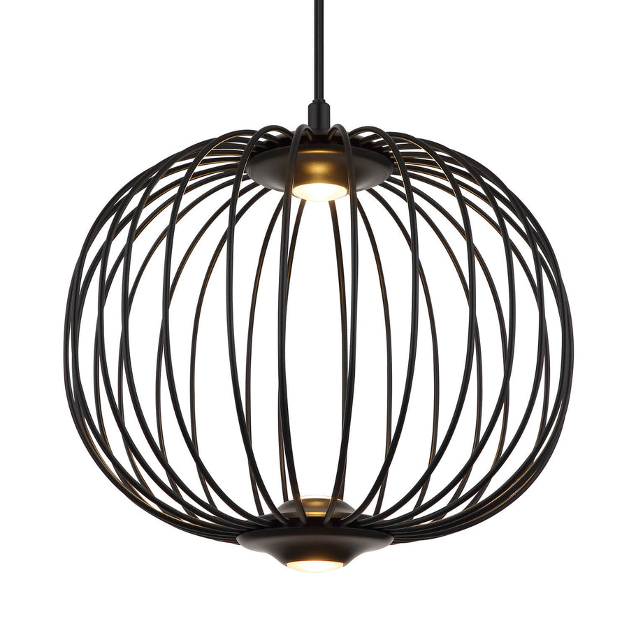 Suspension Galway noire mat (15652H)