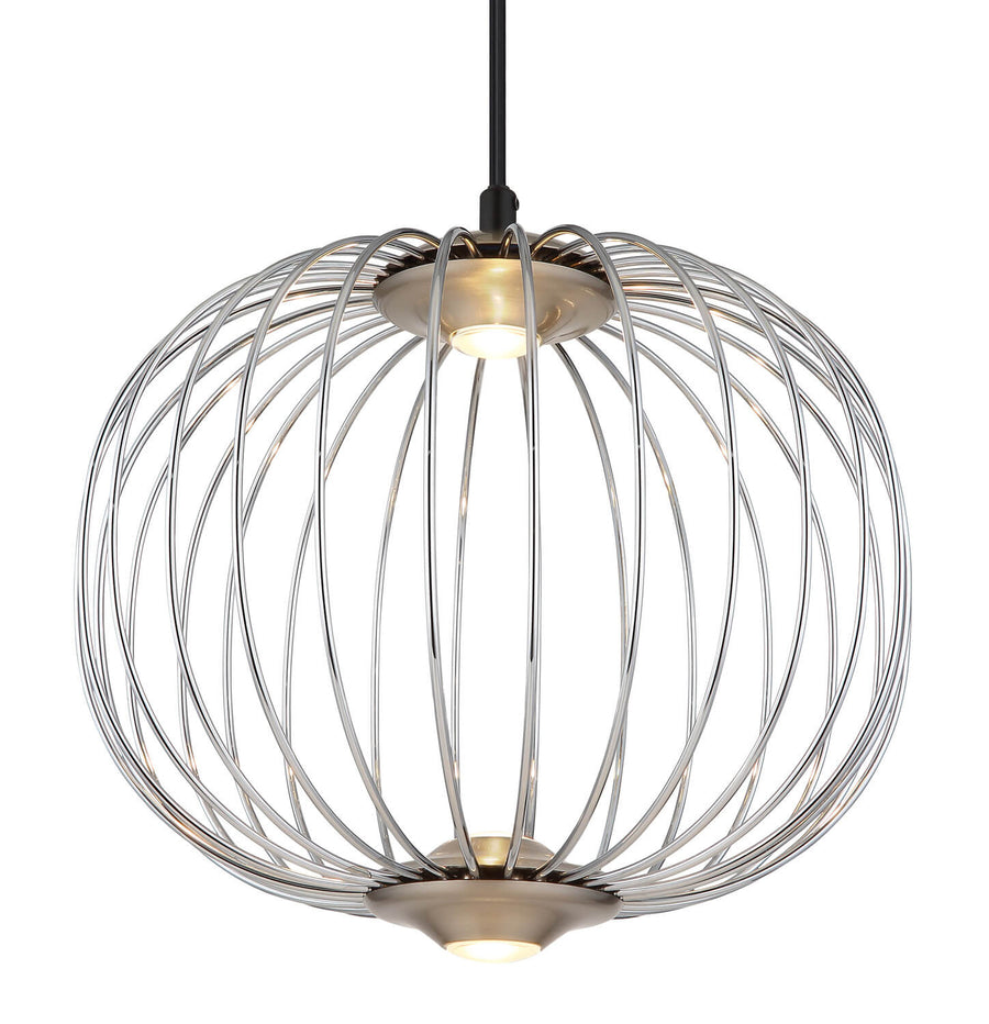 Suspension Galway nickel satiné (15652HN)