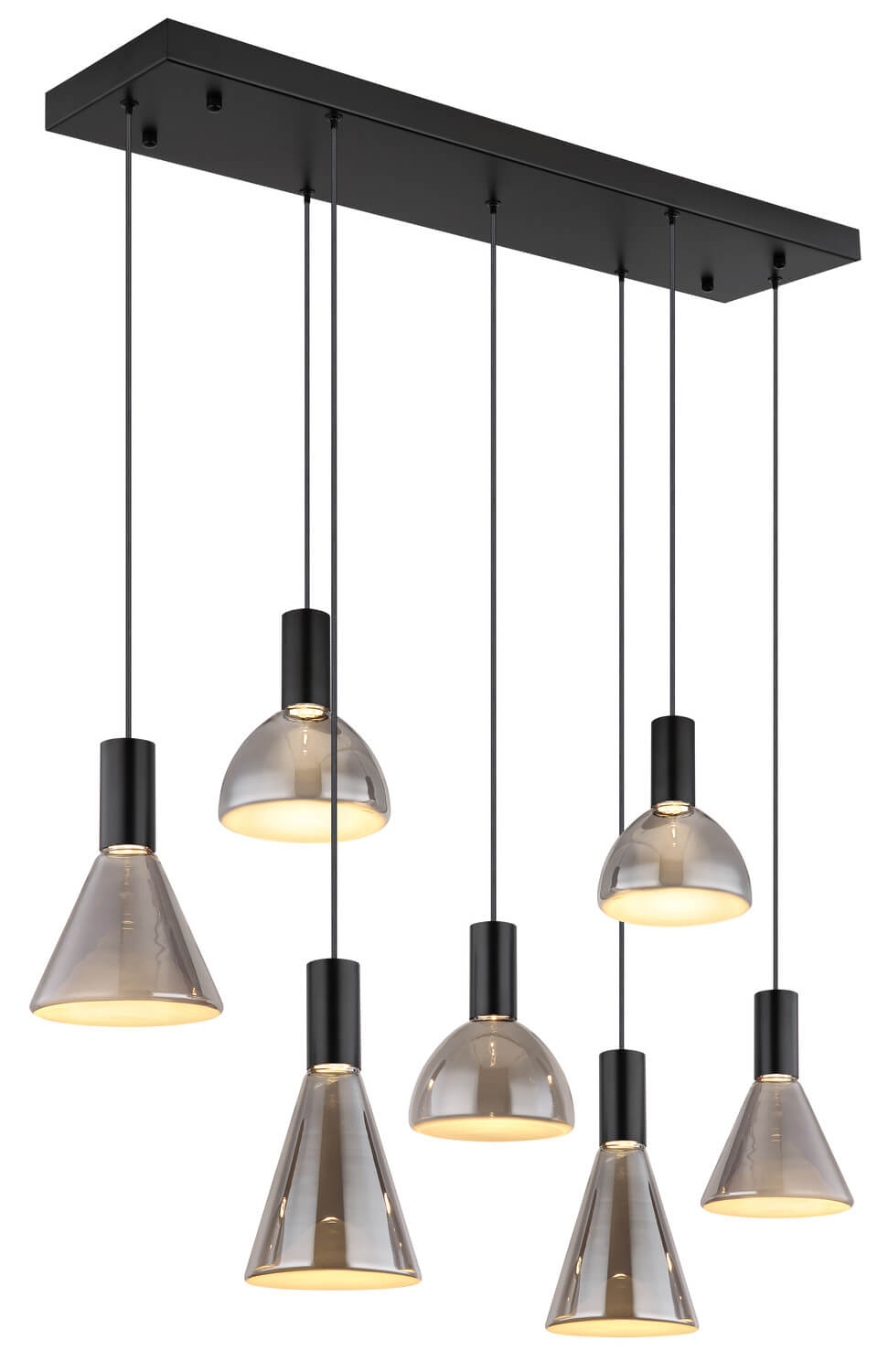 Suspension Labora noire mat (15741-7)