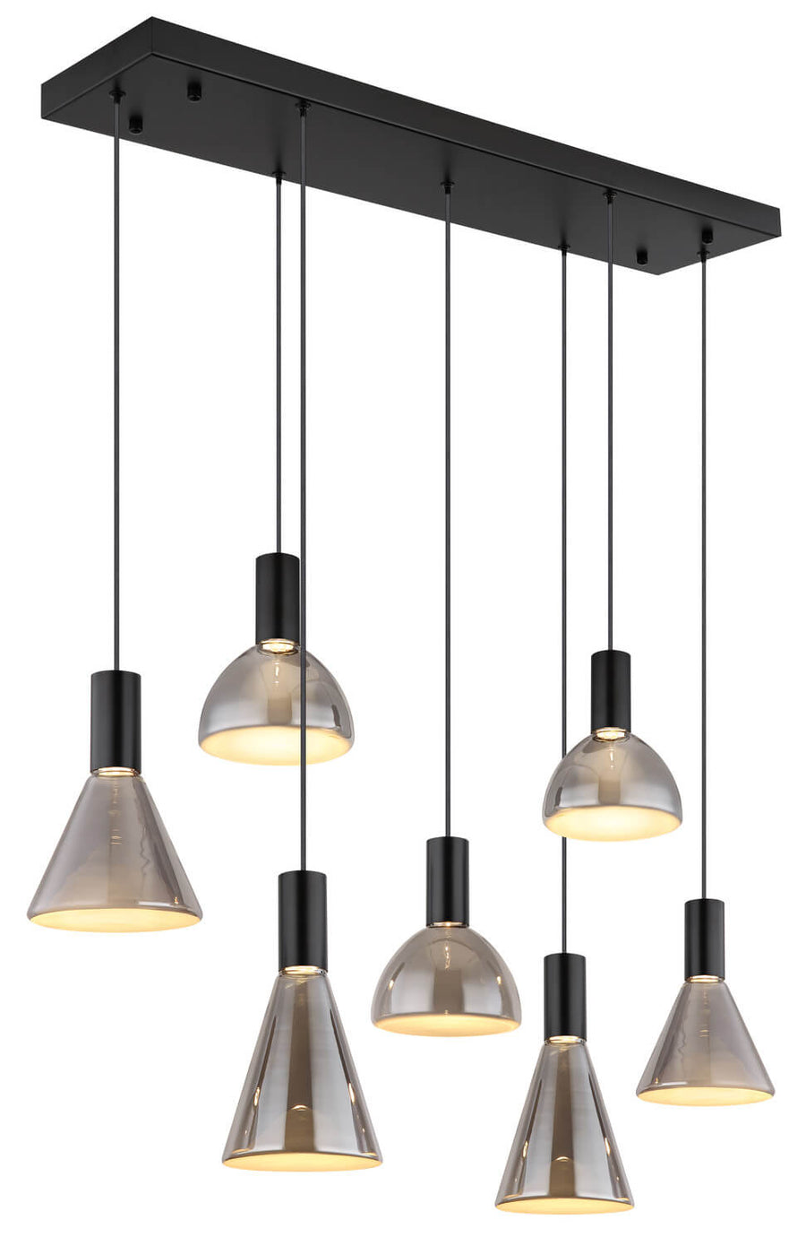 Suspension Labora noire mat (15741-7)