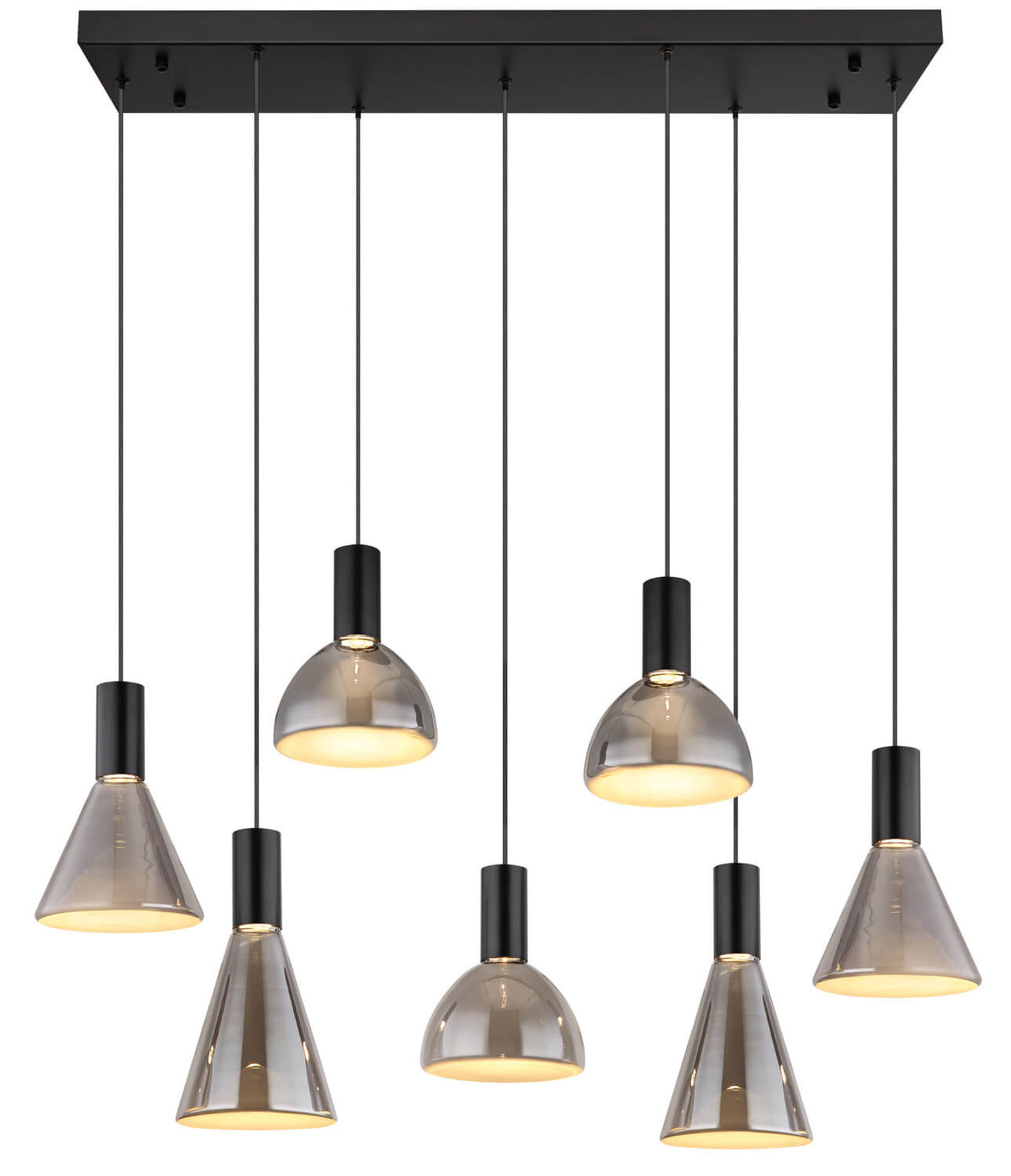 Suspension Labora noire mat (15741-7)