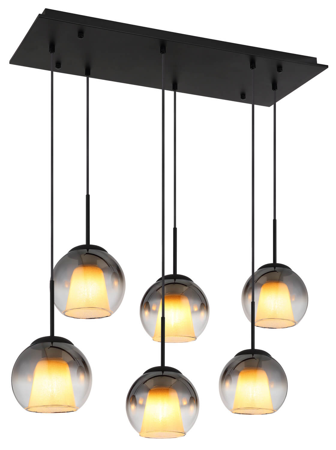 Suspension Barry noire mat (15749-6H)