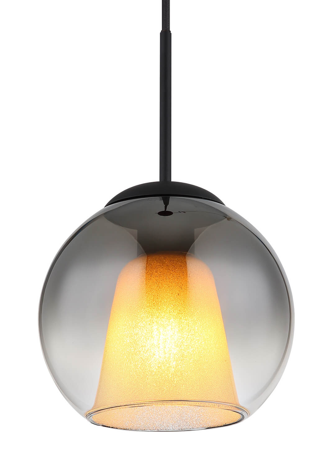 Suspension Barry noire mat (15749H)