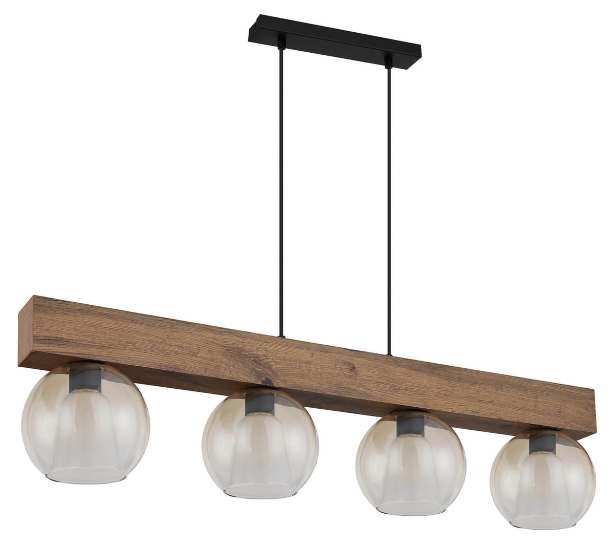 Suspension Barry I noire mat (15773-4H)