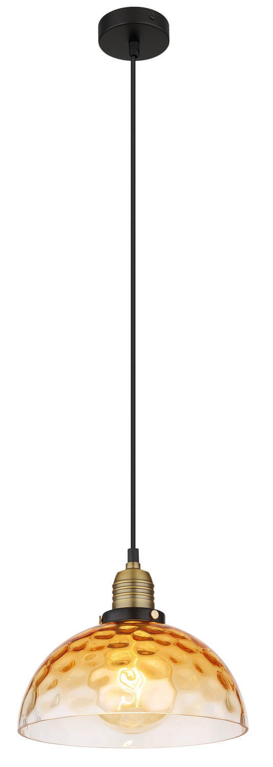 Suspension Salvy noire mat, H 120 cm (15786H1)