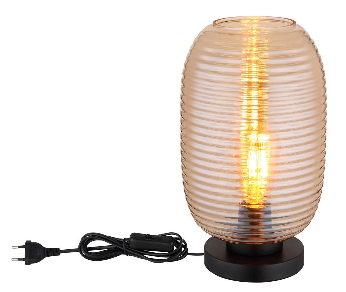 Lampe à poser Jefrey noire mat (15794TA)