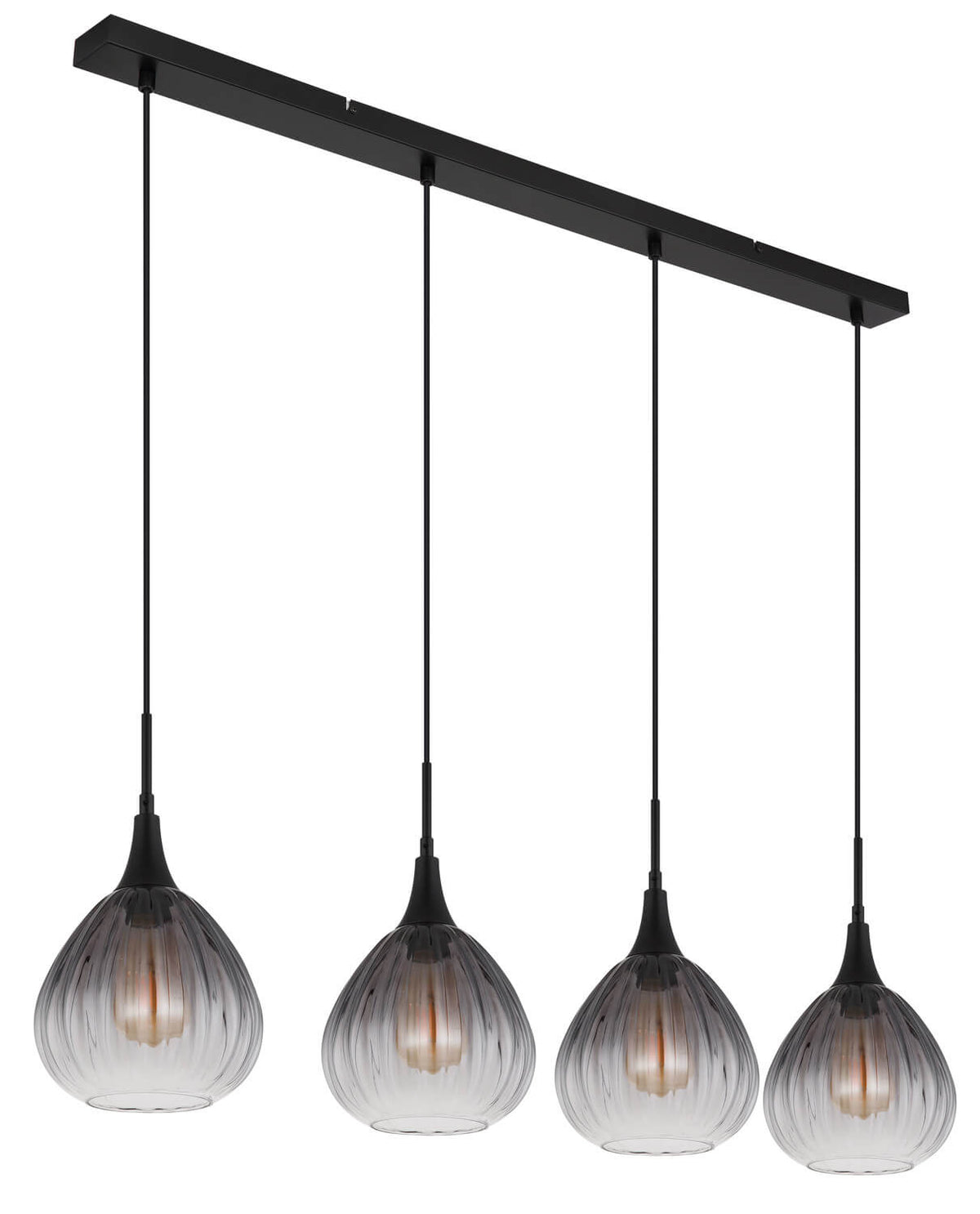 Suspension Olsen noire mat (15887-4H)