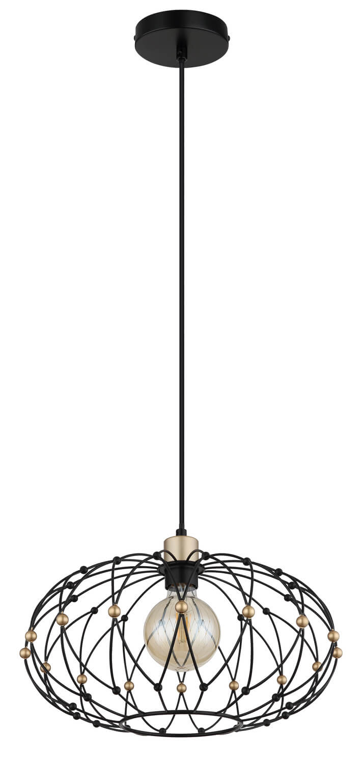Suspension Greys noire mat (15966H)