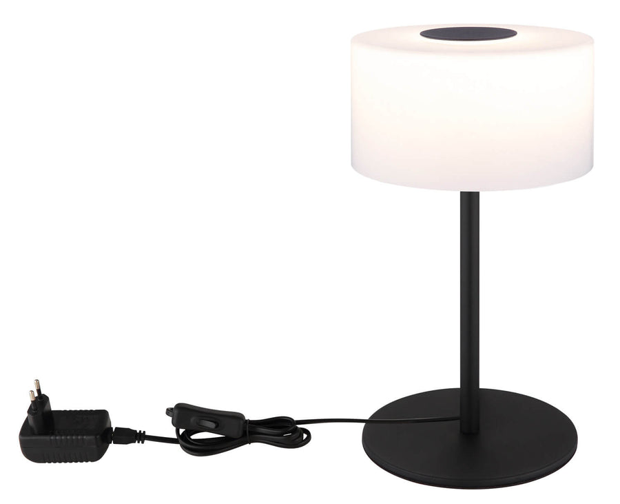 Lampe à poser Trenton noire mat