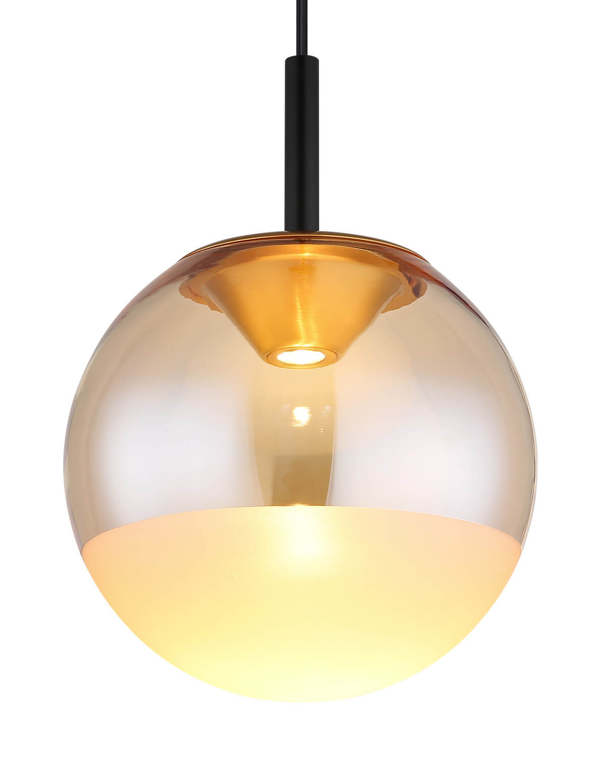 Suspension Severin noire mat, H 130 cm (16057H)