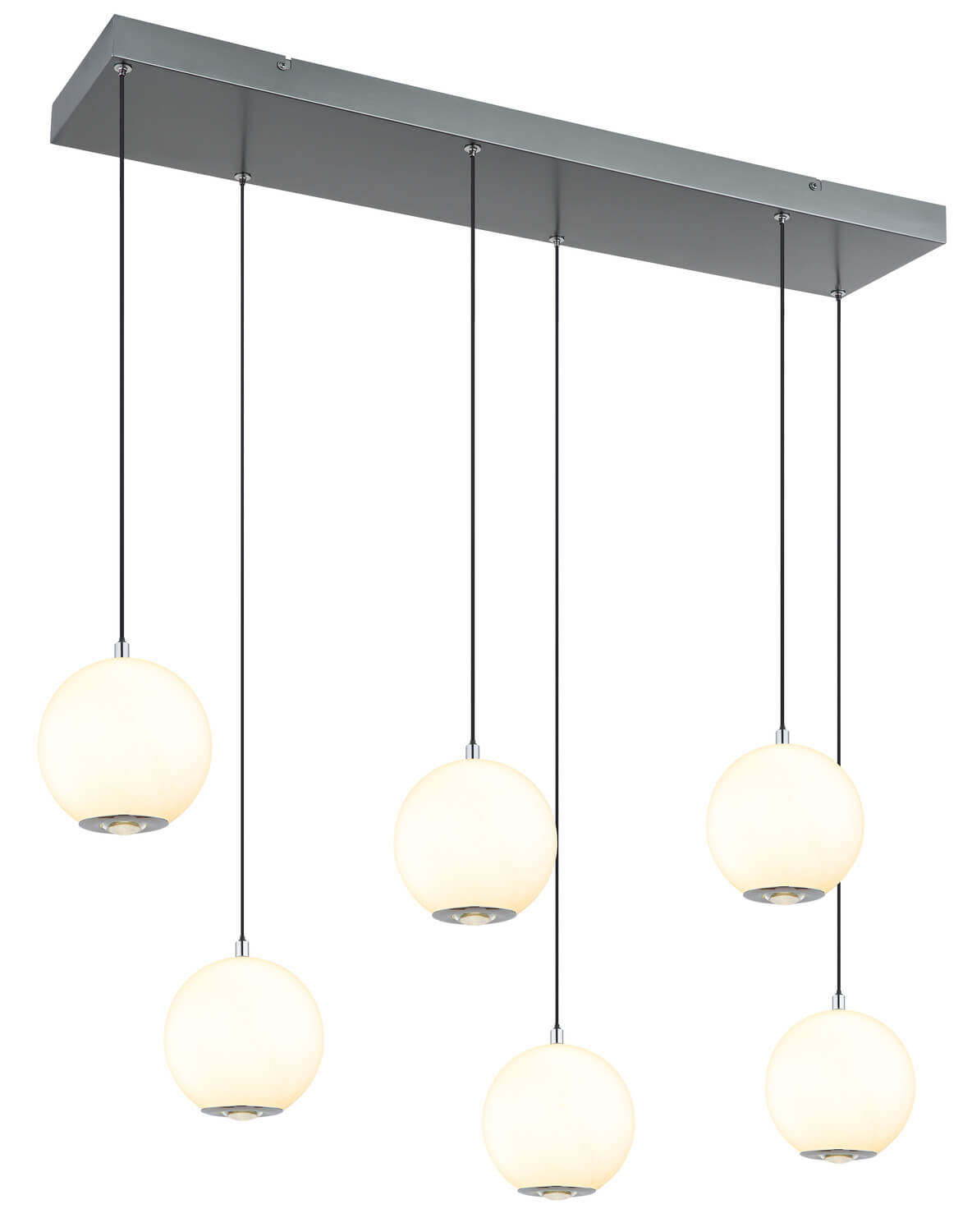 Suspension Simmons grise, H 150 cm (16062-6H)