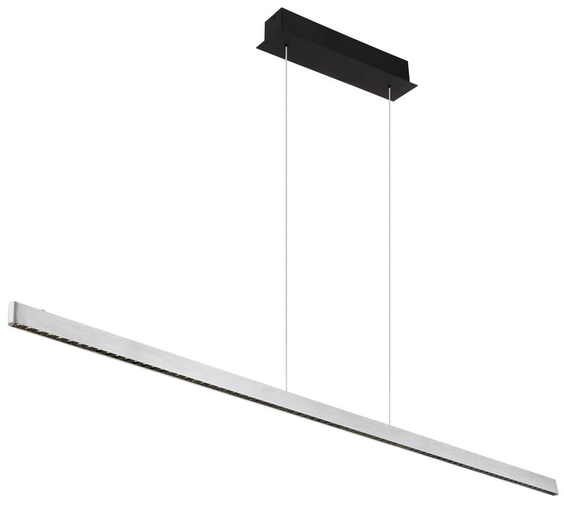 Suspension Dentsy noire mat, L 150 cm