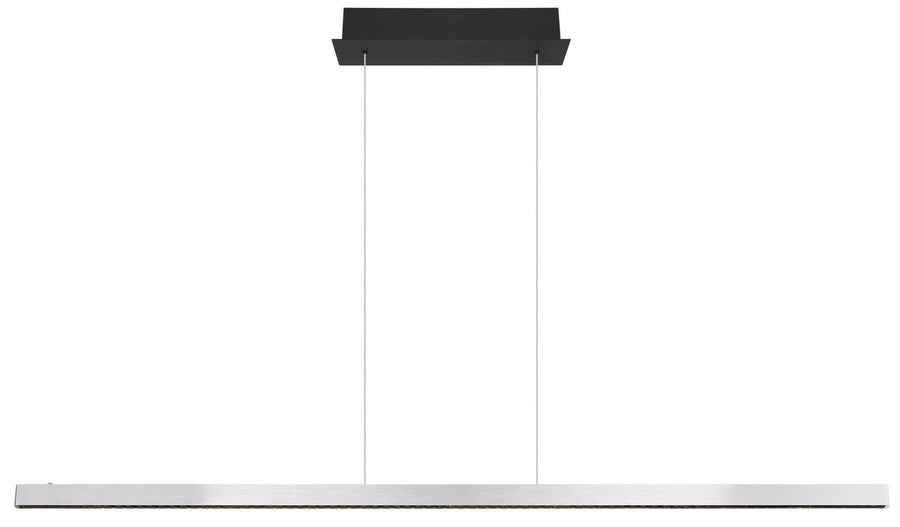 Suspension Dentsy noire mat, L 150 cm