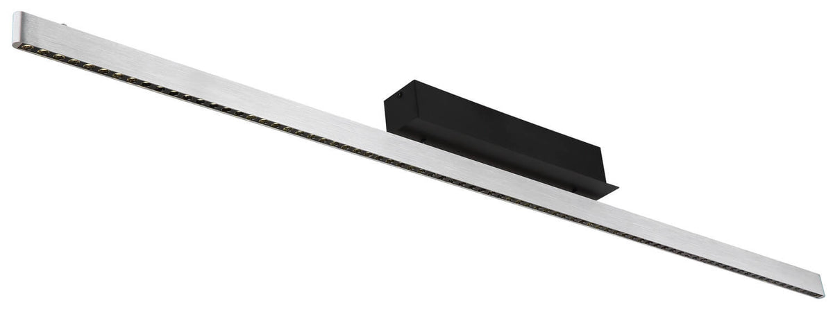 Suspension Dentsy noire mat, L 150 cm