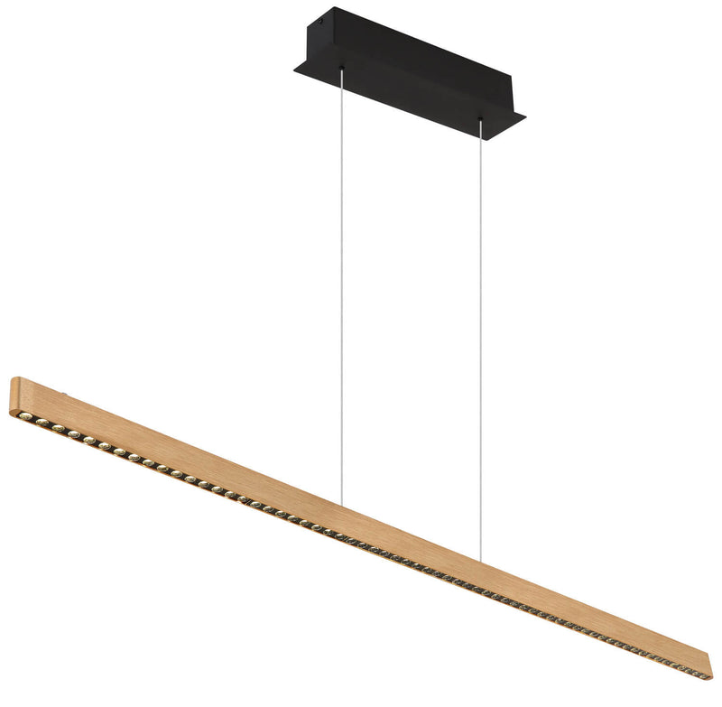Suspension Dentsy noire mat, H 120 cm (17013HG)