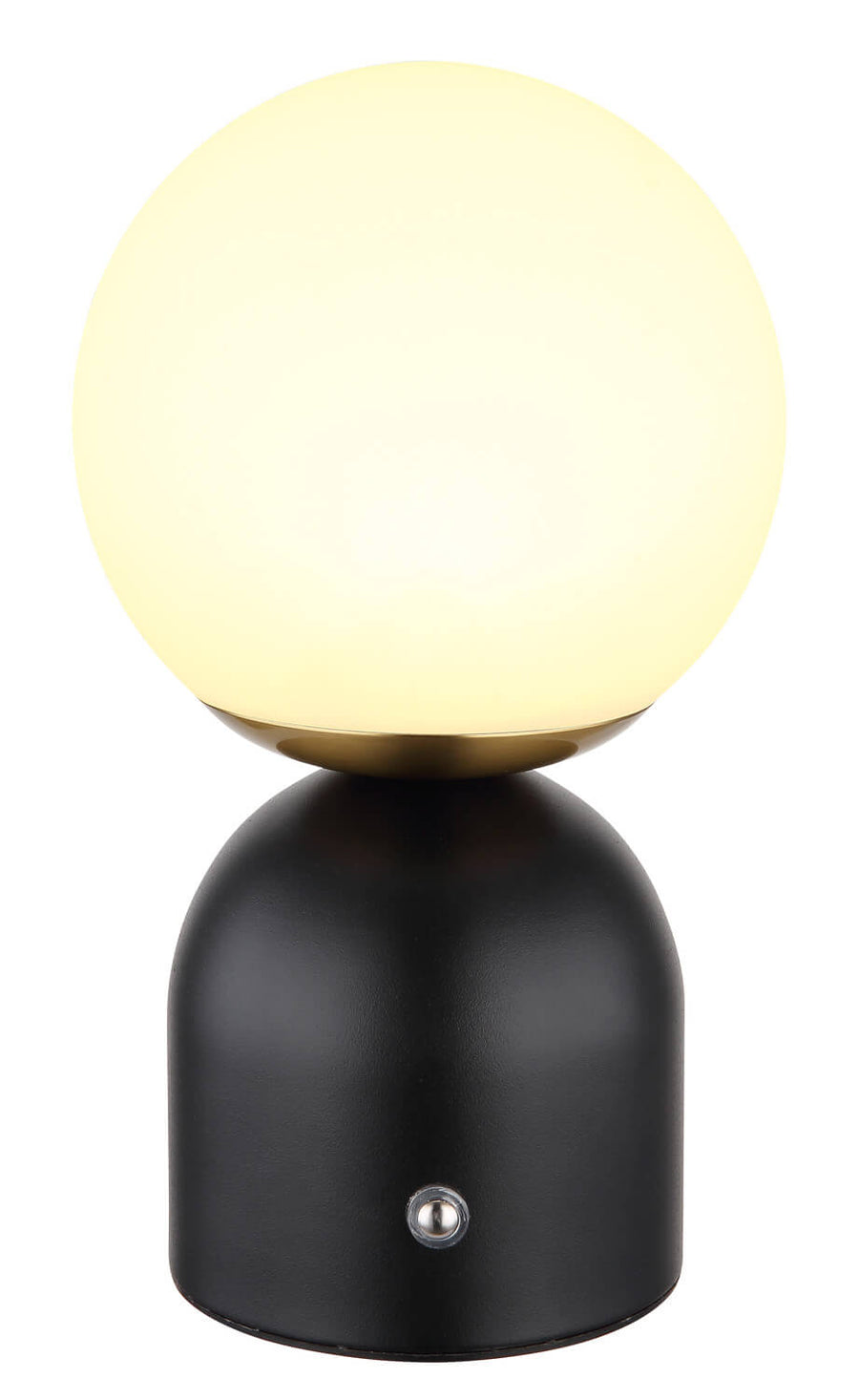 Lampe à poser Julsy noire mat, H 21 cm