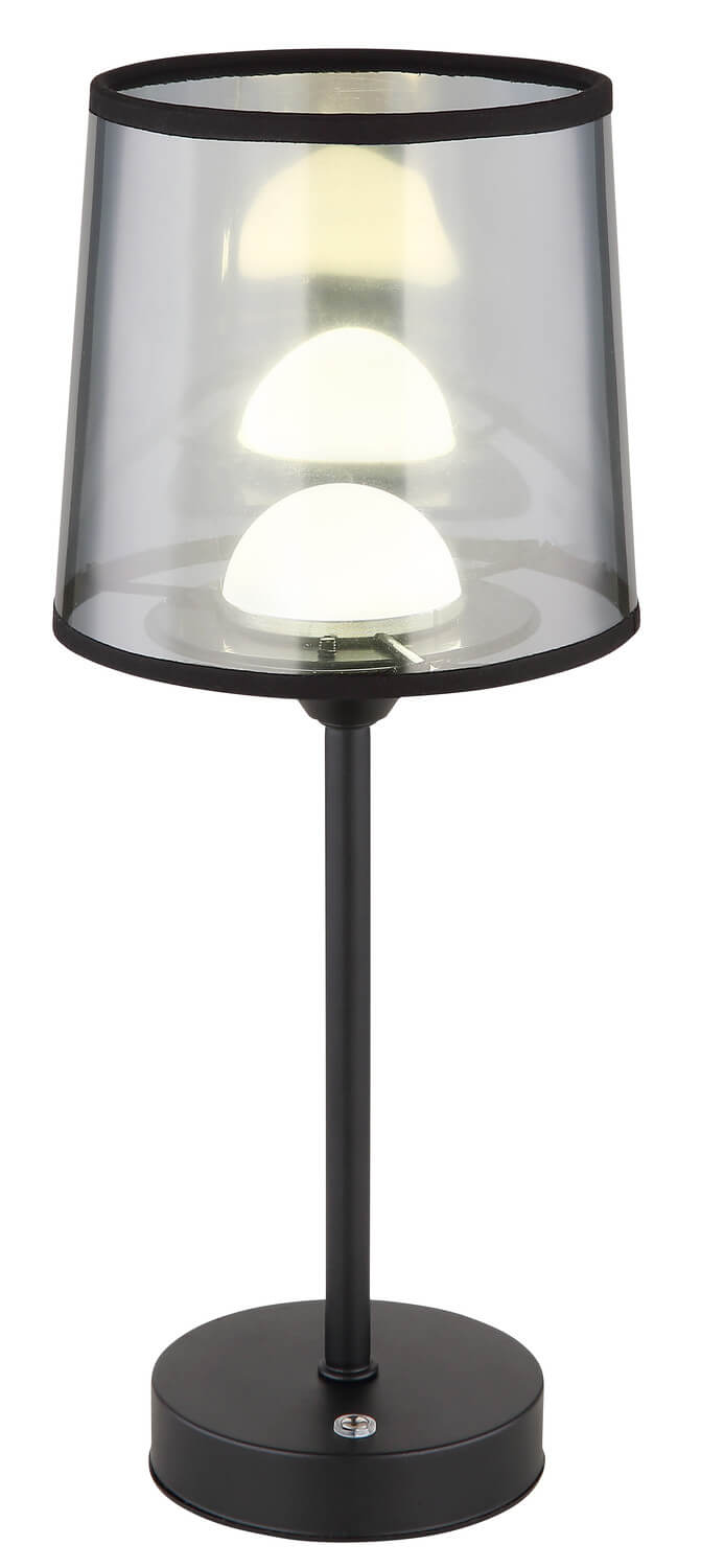 Lampe à poser Lunki noire mat, H 35 cm