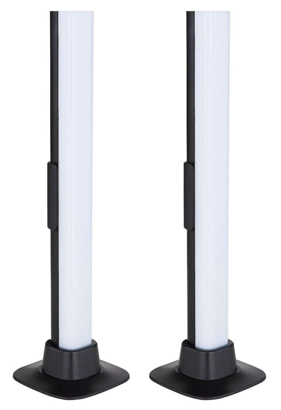 Lampe à poser Polliver noire mat