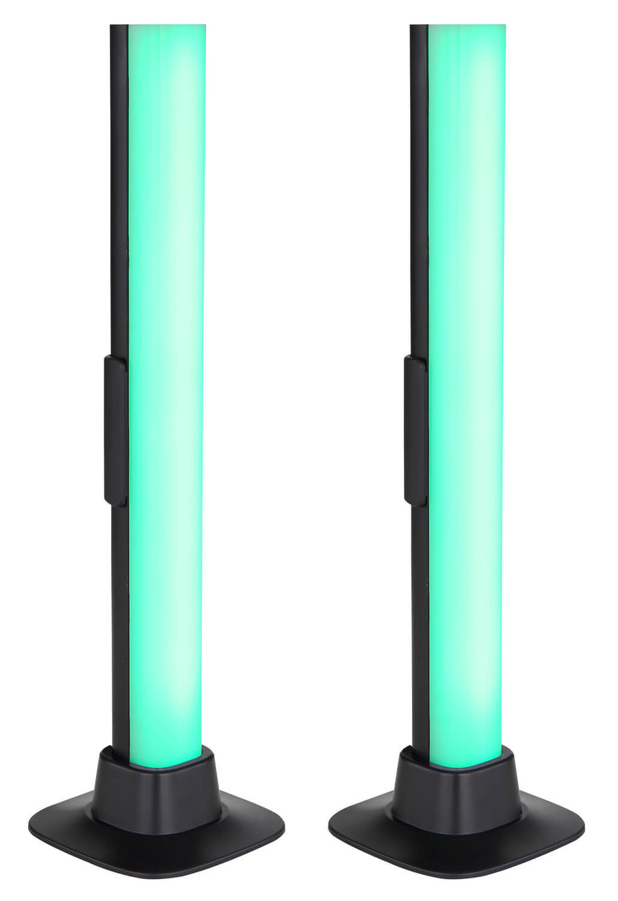 Lampe à poser Polliver noire mat