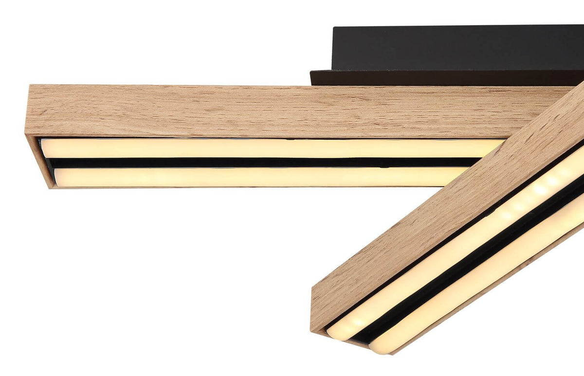 Plafonnier Doro noir mat