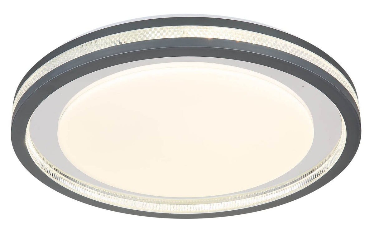 Plafonnier Terpsa blanc mat, Ø 47,8 cm