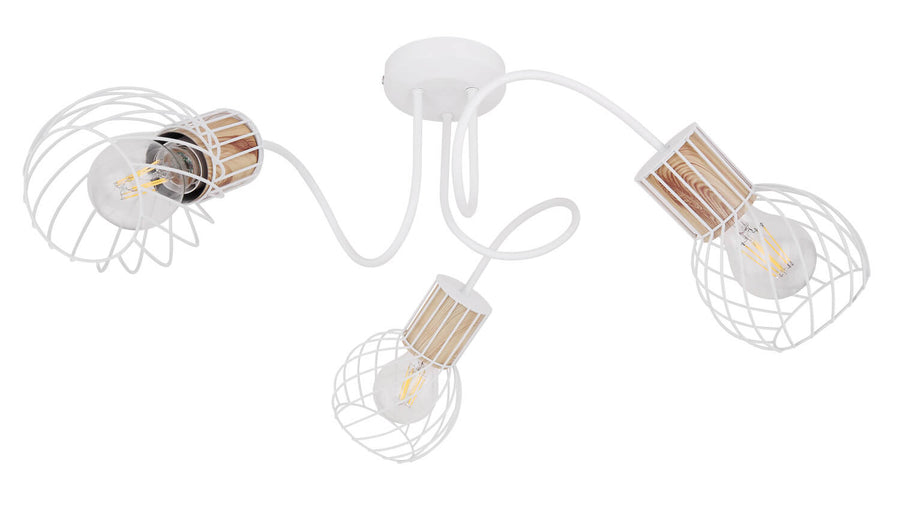 Photo produit montrant les trois bras orientables et ampoules allumées