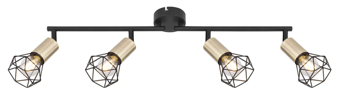 Spot Xara I noir, L 60 cm