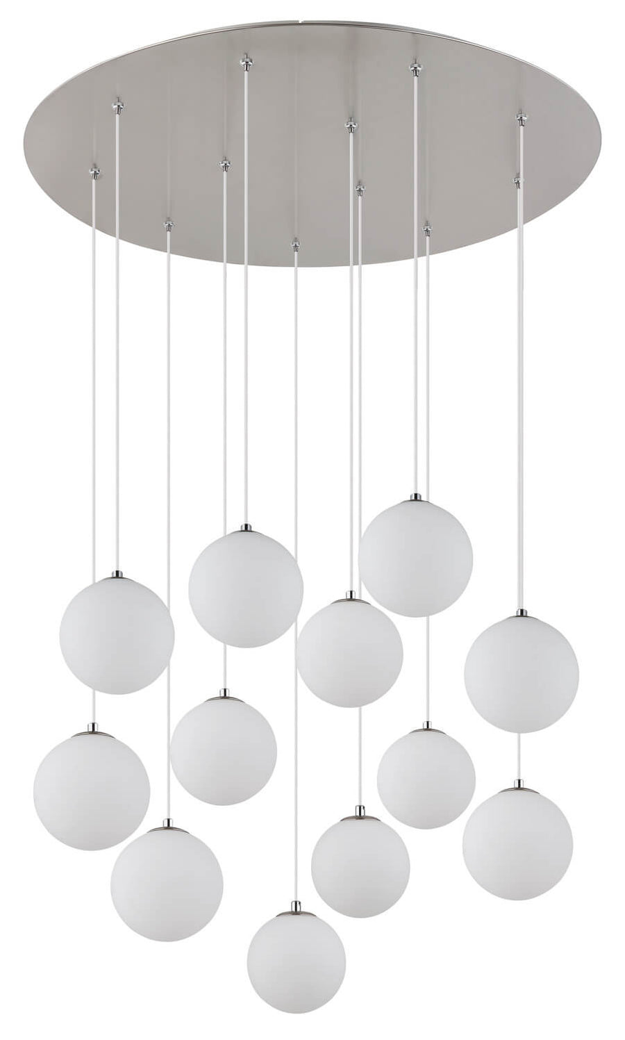 Plafonnier Riha nickel satiné