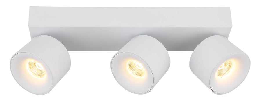 Spot Rae blanc mat, L 33 cm
